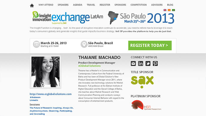 Professora do Curso de Publicidade participa de Evento Internacional