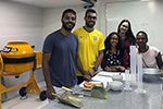 Aula prática no Laboratório de Materiais